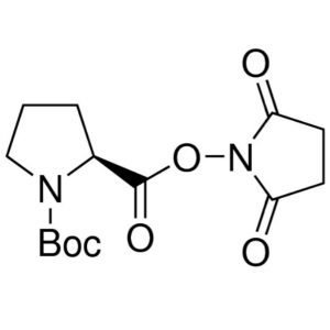Boc-Pro-OSu CAS 3392-10-7 Boc-L-Proline N-Hydroxysuccinimide Ester ריינקייַט >99.0% (HPLC)