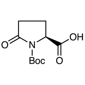 Boc-Pyr-OH CAS 53100-44-0 N-Boc-L-Pyroglutaminesuur Suiwerheid >98.0% (HPLC) Fabriek