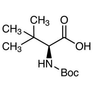 Boc-Tle-OH CAS 62965-35-9 N-Boc-L-tert-Leucyna Czystość> 99,0% (HPLC) Fabryka
