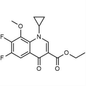 Eistir Eitile Aigéad Carboc-aicin Gatifloxacin CAS 112811-71-9 Íonacht >99.0% (HPLC)