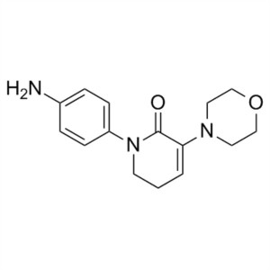 Apixaban Intermediate CAS 1267610-26-3 1-(4-Aminophenyl)-3-Morpholino-5,6-Dihydropyridin-2(1H)-one Purezza ≥99,0% (HPLC)