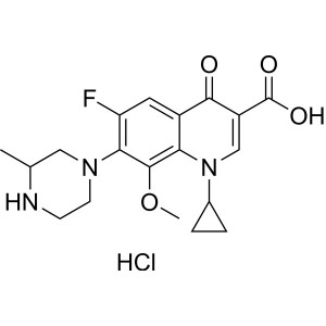 Gatifloxacin ಹೈಡ್ರೋಕ್ಲೋರೈಡ್ CAS 160738-57-8 ಶುದ್ಧತೆ >98.5% (HPLC)