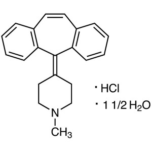 साइप्रोहेप्टाडाइन हाइड्रोक्लोराइड सेक्विहाइड्रेट कैस 41354-29-4 परख 98.5 ~ 100.5%
