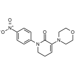 Apixaban Intermediate CAS 503615-03-0 3-Morpholino-1-(4-Nitrophenyl)-5,6-Dihydropyridin-2(1H)-one ความบริสุทธิ์ ≥99.0% (HPLC)