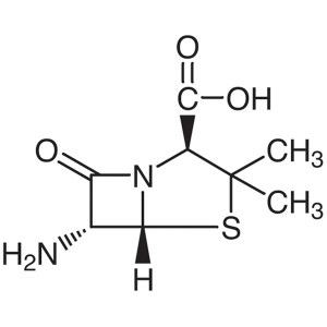 6-амінапеніцыланавая кіслата (6-APA) CAS 551-16-6 Чысціня ≥99,0% (ВЭЖХ)