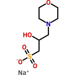 MOPSO natrio druskos CAS 79803-73-9 grynumas >99,0 % (titravimas) biologinio buferio molekulinės biologijos laipsnio gamykla