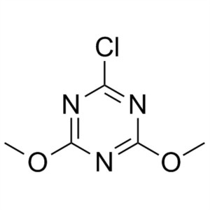 CDMT CAS 3140-73-6 2-ქლორო-4,6-დიმეთოქსი-1,3,5-ტრიაზინის სისუფთავე >99.0% (HPLC)