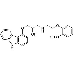 Карведилол CAS 72956-09-03 Чистота >99,0% (HPLC)