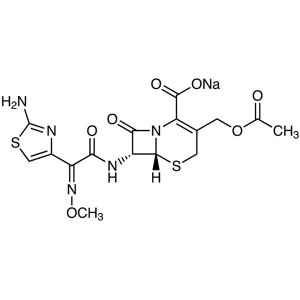Цефотаксим натрий тұзы CAS 64485-93-4 талдау ≥916 мкг/мг API зауыттық жоғары сапа