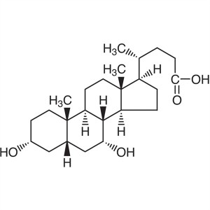 Aigéad Chenodeoxycholic (CDCA) CAS 474-25-9 Measúnacht ≥98% (Tirim Bunúsach)