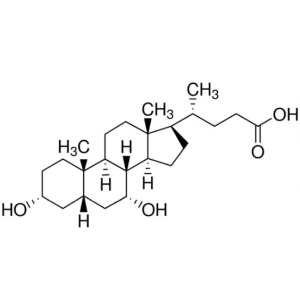 Asam Chenodeoxycholic (CDCA) CAS 474-25-9 Assay ≥98% (Dasar Kering)