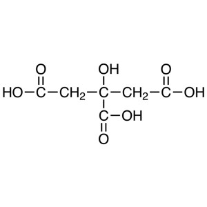 Acide citrique anhydre CAS 77-92-9 dosage 99,5 ~ 100,5 %