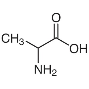 DL-Alanine CAS 302-72-7 (H-DL-Ala-OH) மதிப்பீடு 98.5~101.0% (டைட்ரேஷன்) 2500 MT/ஆண்டு