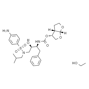 ダルナビル エタノール酸 CAS 635728-49-3 純度 ≥99.0% API 工場抗 HIV HIV プロテアーゼ阻害剤
