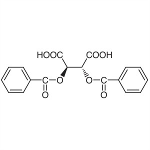 (-)-Dibenzoyl-L-tartaric acid;L-(-)-DBTA CAS 2743-38-6 Suverens ≥99.0% (HPLC) Assay 98.0%~102.0% (Titraasje troch NaOH)