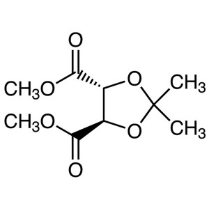 Dimetil (-)-2,3-O-izopropiliden-L-tartrat CAS 37031-29-1 Čistost >96,0 % (GC) Tovarniško