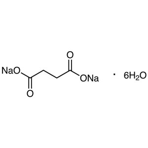 Hexahydrát sukcinátu disodného CAS 6106-21-4 Čistota >99,0 % (titrácia) Vysoká kvalita z výroby