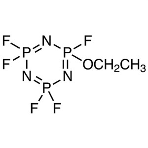 Etoxi(pentafluor)ciklotrifoszfazén (EPFCTP) CAS 33027-66-6 Tisztaság >99,50% (GC) Lítium akkumulátor adalék és égésgátló
