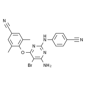 Etravirine TMC-125 CAS 269055-15-4 Assay ≥99.0% (HPLC) API कारखाना उच्च शुद्धता