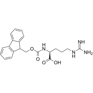 Fmoc-Arg-OH CAS 91000-69-0 Na-Fmoc-L-Arginin Renhet >99,0 % (HPLC)