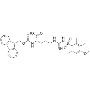 Fmoc-Arg(Mtr)-OH CAS 98930-01-9 Nα-Fmoc-Nω-Mtr-L-Arginine Pite> 98.0% (HPLC)