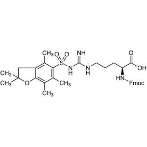 Fmoc-Arg(Pbf)-OH CAS 154445-77-9 Nα-Fmoc-Nω-Pbf-L-Arginine Puritas >99.0% (HPLC) Factory