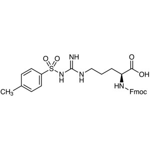 Fmoc-Arg(Tos)-OH CAS 83792-47-6 Na-Fmoc-Nω-Tosyl-L-Arginin Renhet >99,0 % (HPLC)