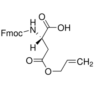 Fmoc-Asp(OAll)-OH CAS 146982-24-3 Fmoc-L-Aspartic Acid β-Allyl Ester Hreinleiki >98,0% (HPLC)