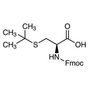 Fmoc-Cys(tBu)-OH CAS 67436-13-9 Fmoc-S-terc-butil-L-cisteína Pureza >99,0 % (HPLC)
