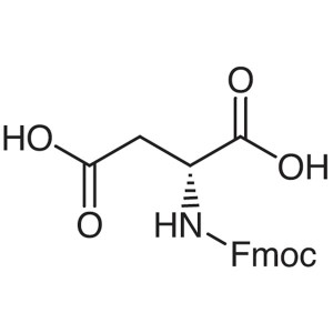 Fmoc-D-Asp-OH CAS 136083-57-3 Fmoc-D-Aspartic Puritate >99,0% (HPLC)