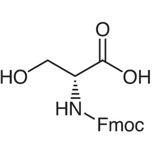 Fmoc-D-Ser-OH CAS 116861-26-8 N-Fmoc-D-серін Чысціня >98,5% (ВЭЖХ)