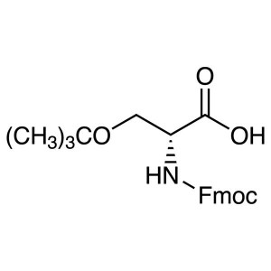 Fmoc-D-Ser(tBu)-OH CAS 128107-47-1 Fmoc-O-terc-butyl-D-serin Čistota >99,0 % (HPLC)