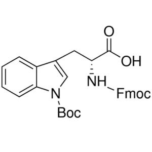 Fmoc-D-Trp(Boc)-OH CAS 163619-04-3 Puhtus >98,5% (HPLC) tehas