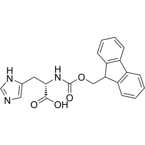 Fmoc-His-OH CAS 116611-64-4 Na-Fmoc-L-Histidin Renhet >98,0 % (HPLC)