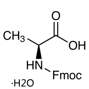 Fmoc-L-Ala-OH∙H2O CAS 35661-39-3 Fmoc-L-Alanin Monohydrat Renhet >99,0 % (HPLC) Fabrikk