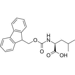 Fmoc-Leu-OH CAS 35661-60-0 N-Fmoc-L-Leucine Dị ọcha> Ụlọ ọrụ 99.0% (HPLC)