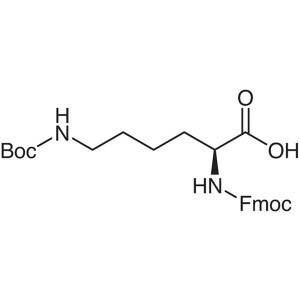 Fmoc-Lys(Boc)-OH CAS 71989-26-9 Nα-Fmoc-Nε-Boc-L-Lizine Pastërtia >99.0% (HPLC) Fabrika