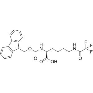 Fmoc-Lys(Tfa)-OH CAS 76265-69-5 Renhet >98,5 % (HPLC)
