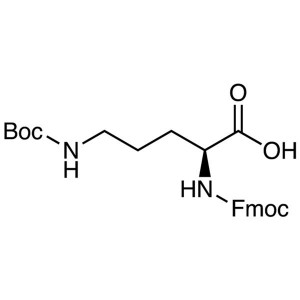 Fmoc-Orn(Boc)-OH CAS 109425-55-0 ריינקייַט >98.5% (HPLC) פאַבריק