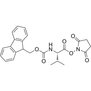 Fmoc-Val-OSu CAS 130878-68-1 N-Fmoc-L-валин N-сукцинимидиловый эфир Чистота >99,0% (ВЭЖХ)