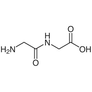 Glycylglycine CAS 556-50-3 (H-Gly-Gly-OH) Assay 98,5 ~ 100,5% Fabréck Héich Qualitéit
