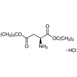 H-Asp(OtBu)-OtBu·HCl CAS 1791-13-5 L-asparagiinhappe di-tert-butüülestri vesinikkloriid puhtus >99,0% (HPLC)