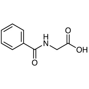 Hippuurzuur CAS 495-69-2 Zuiverheid 98,5~101,0% (neutralisatietitratie)