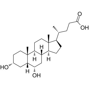 Asam Hyodeoxycholic (HDCA) CAS 83-49-8 Assay 99,0%~101,0%