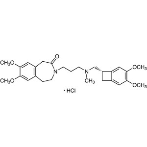 Hidreaclóiríd Ivabradine CAS 148849-67-6 Monarcha API íonachta > 99.5% (HPLC)