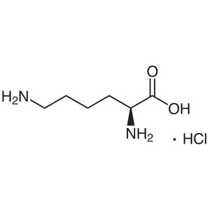 L-(+)-lysinmonohydroklorid CAS 657-27-2 (H-Lys-OH·HCl)-analyse 98,5~101,0% høy fabrikkkvalitet