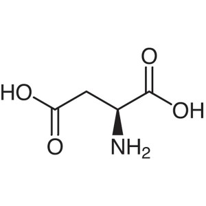 L-asparaginska kiselina CAS 56-84-8 (H-Asp-OH) Analiza 98,5~101,0% Tvornička visoka kvaliteta