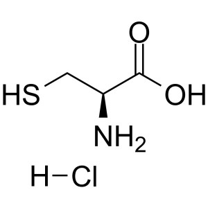 L-cysteinhydroklorid vannfri CAS 52-89-1-analyse 98,0~102,0% (titrering) Fabrikkkvalitet
