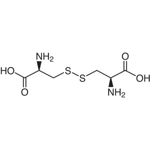 L-Cystin CAS 56-89-3 (H-Cys-OH)2-analys 98,5~101,0% (Titrering) Fabrikskvalitet