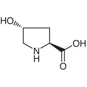 L-hüdroksüproliini CAS 51-35-4 (H-Hyp-OH) test 98,5–101,0% tehases